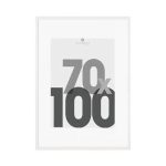 РАМКА ЗА СЛИКА 70*100ЦМ БЕЛА 121163Б