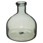 ВАЗНА КУЌА СТАКЛО 18*20 СИВА 179212