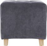 ТАБУРЕТКА ОТОМАН 35х33.х35 СИВА 121360М - Image 4