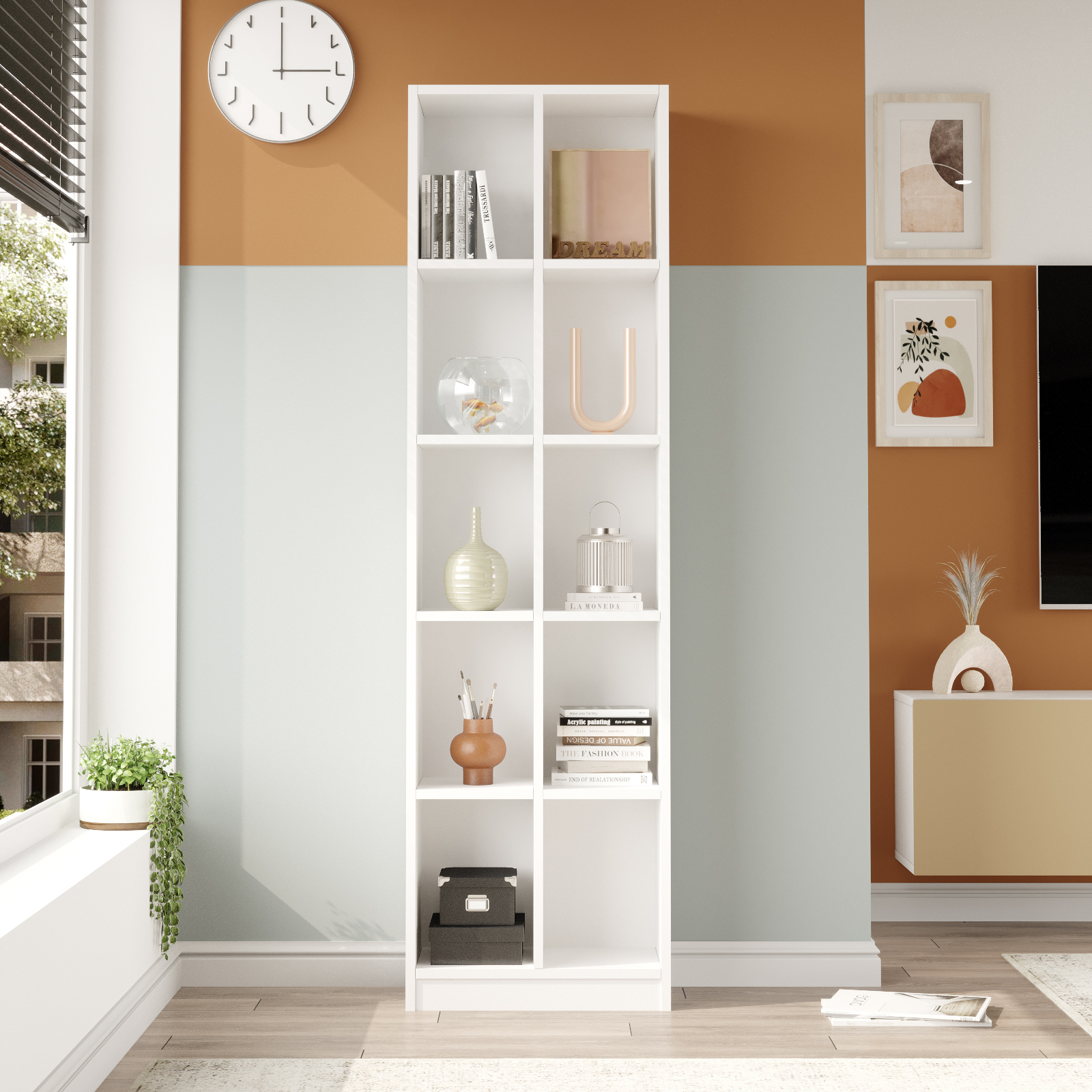 LI1-W-1 СТАЛАЖА ЗА КНИГИ LI1-W-1 - Image 1