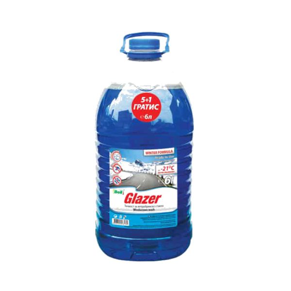 ЗИМСКА ТЕЧНОСТ ЗА СТАКЛА GLAZER 5+1Л. -21 99179