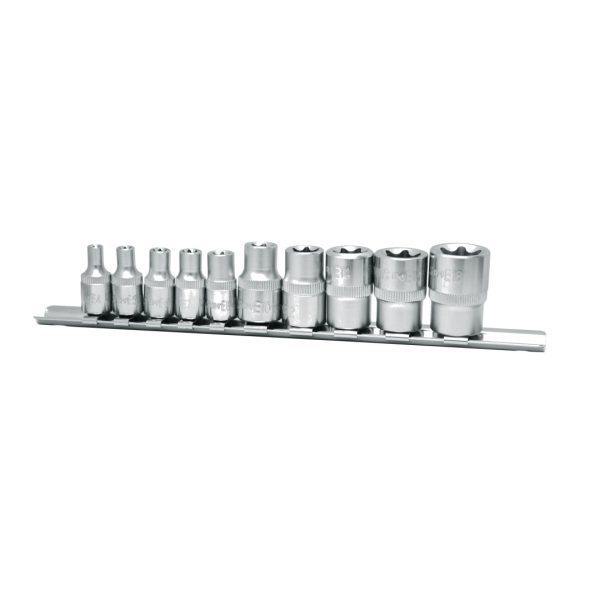 наставци торкс сет10ком1/4"+3/8" тм 2526