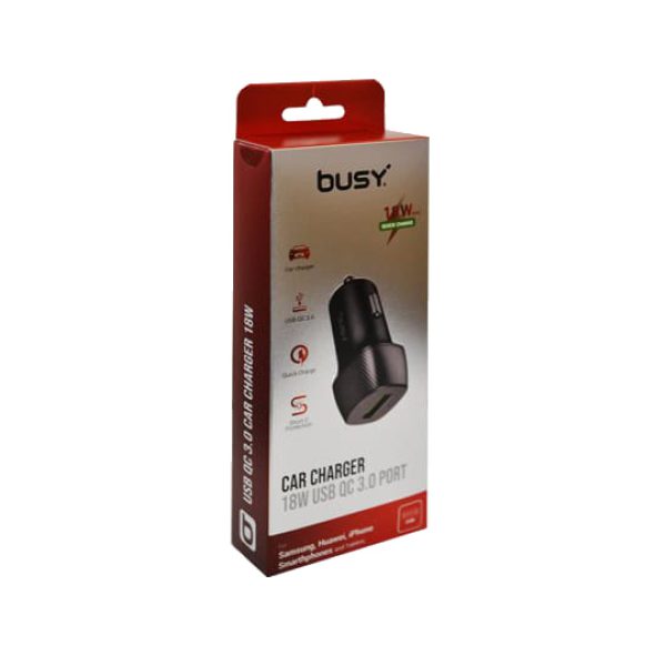 USB-A  полнач 18W BUSY 50726