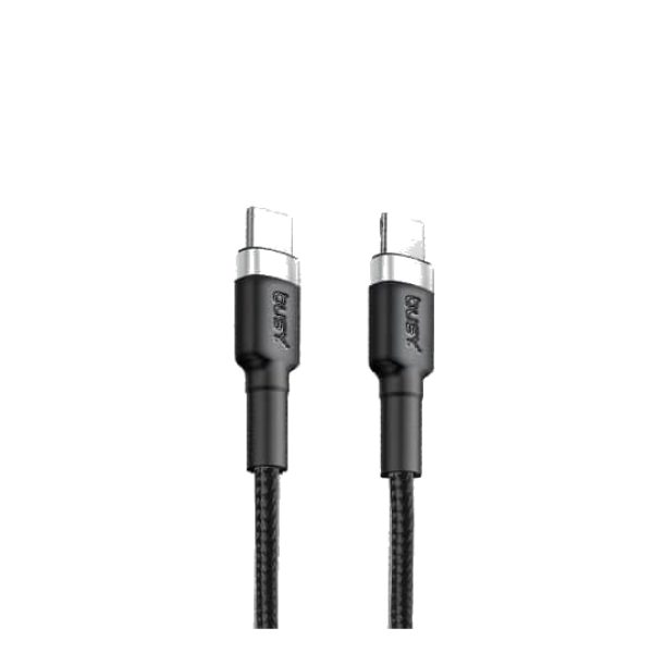 Busy® Type-C to Lightning Braided cable 27W 1m. silver – 50775