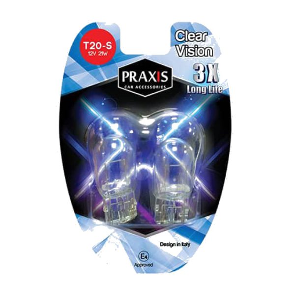 Убодна сијалица за трепкач Praxis – Т20-S, 12V, 21W 52505