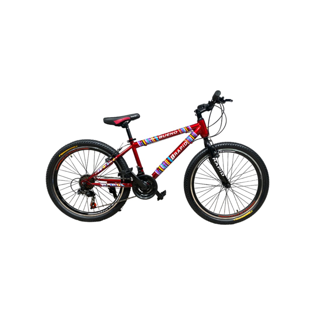216029 ВЕЛОСИПЕД 24" RAPID BUENO RED 3 25192 - Image 1