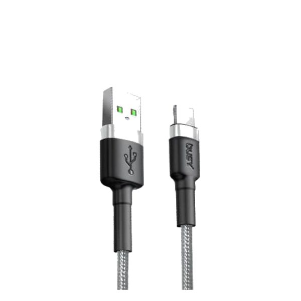 Busy® Lightning (non MFI) Nylon Braided 2.0m- 50698