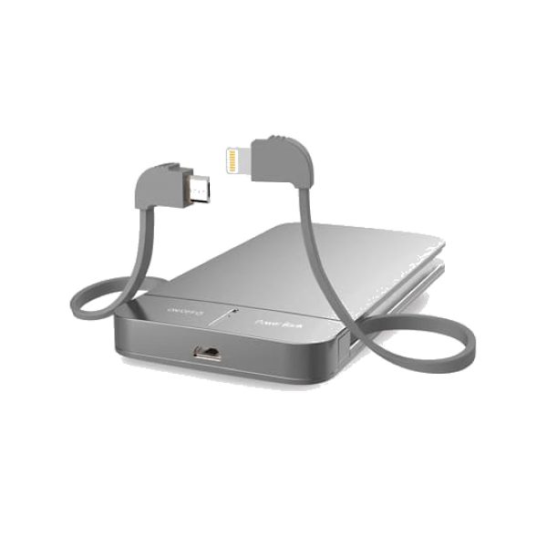 Busy® MFI Certified Power bank 4000 mAh with Lightning and Micro USB cabel- 50707