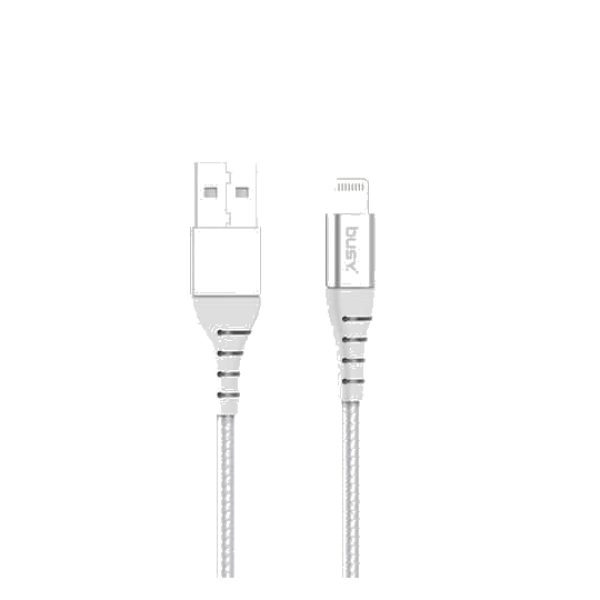 Busy® MFI Certified Lightning USB Braided Cable – 050693
