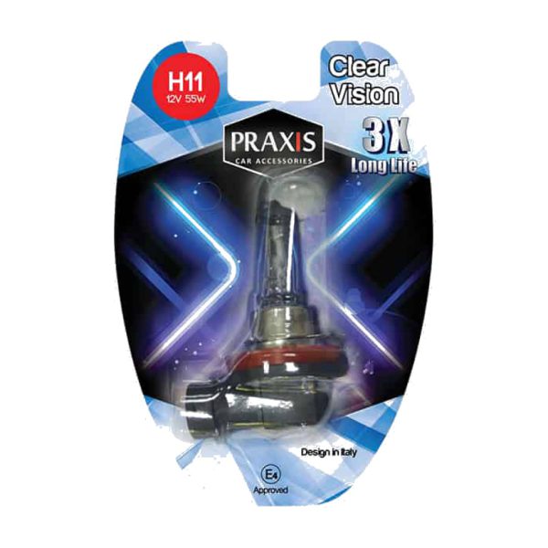 Aвто сијалица Praxis – H11 12V 55W 52507