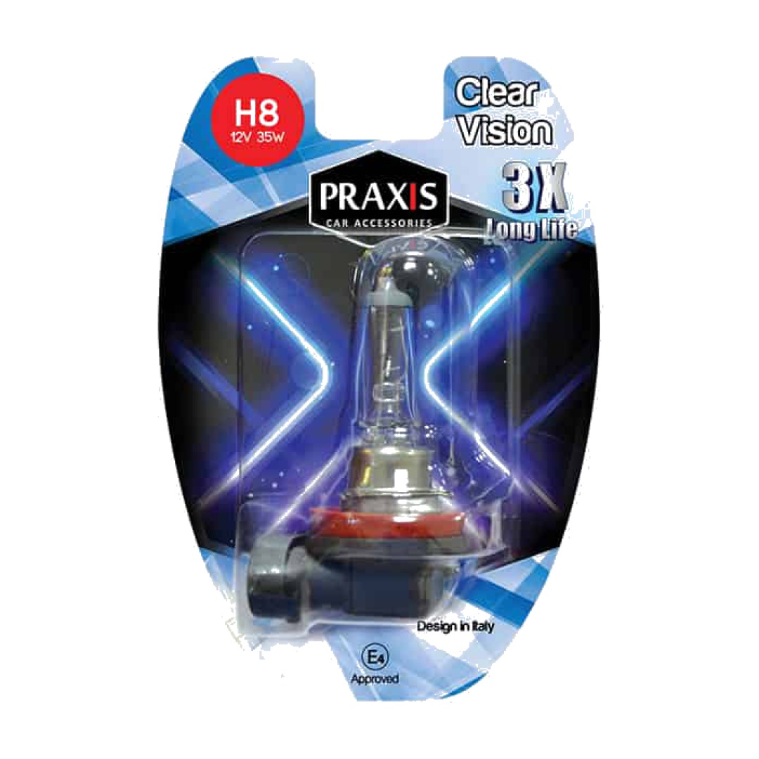 52508.jpg Халогена сијалица за фар Praxis – H8 12V 35W 52508 - Image 1