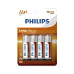 Philips батерији LongLife AA – 4 ком. – 549466