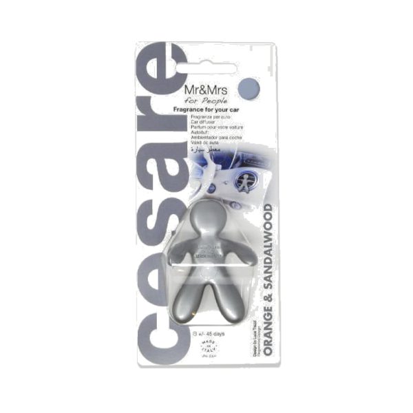 MrandMrs Cesare Освежувач Orange & Sandal Wood (Сребрен) – 291402