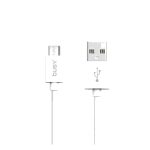 Busy® Micro USB PVC Cable 1m, Charging @2A SYNC Speed to 480Mbps- 50694