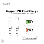 Busy® Type-C to Lightning silver 1.20m – 50717 - Image 4